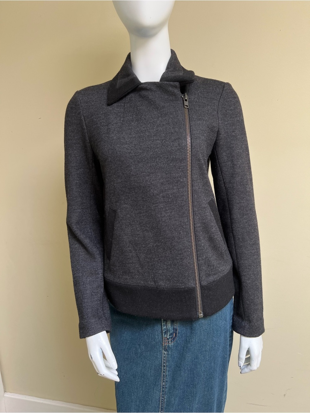 J. Crew Moto Wool Blend Jacket